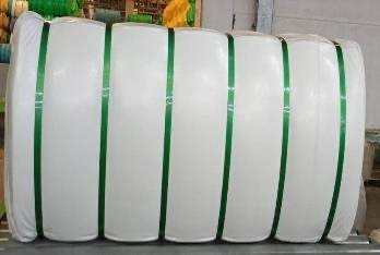 Laminated Moisture Resistant Polyester Staple Fiber Bulk Bag For Textile Fiber Storage