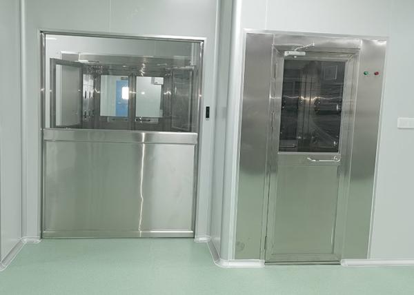 2 Side Blowing PLC Control Stainless Steel 304 Air Shower Room