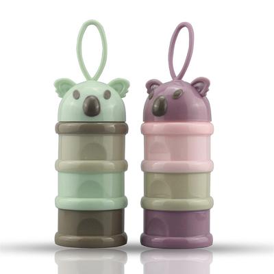 Stackable Baby Milk Powder Storage Box 3 Compartments Taken Separately