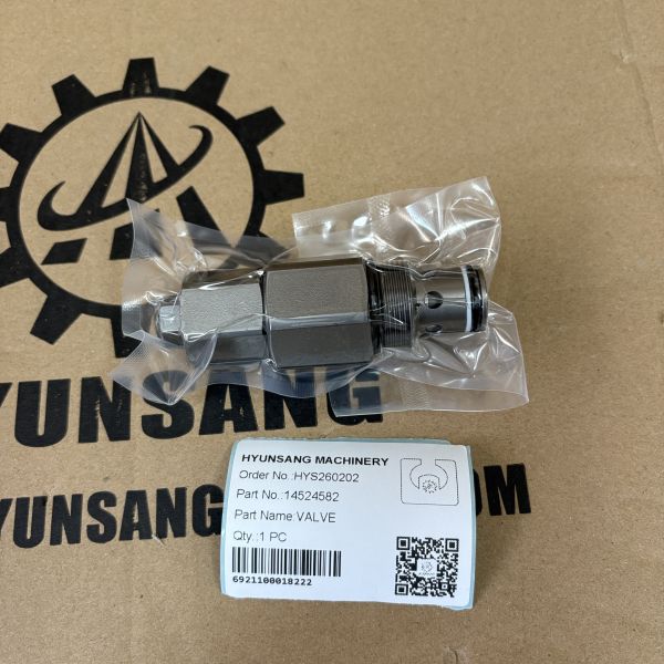 Excavator Parts 14524582 VOE14524582 Hydraulic Pump Relief Valve for  EC210