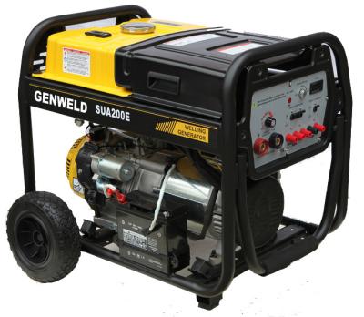 Motor de gasolina - fase monofásica conduzida de SUA 200E 200A do soldador do arco potência de saída