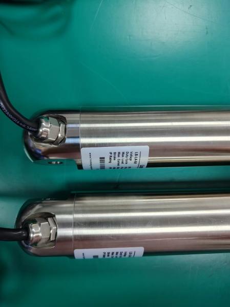 Motor linear DC 12V 24V 6000N 3mm/s IP66