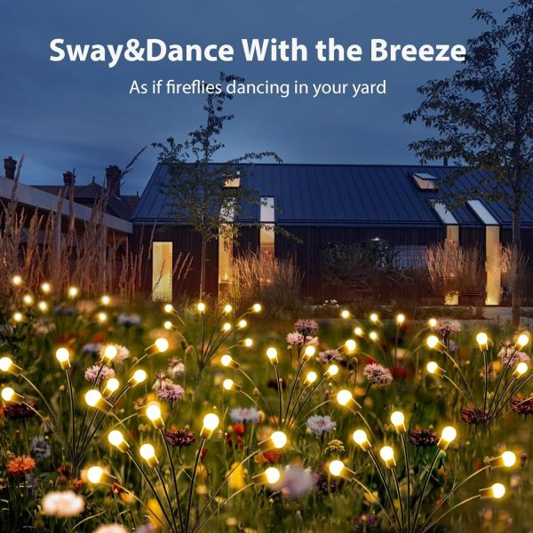 Черный водонепроницаемый солнечный наружный солнечный светодиод светодиодные огни водонепроницаемый для садового двора