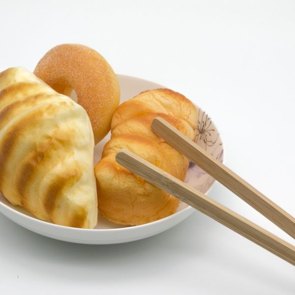 Carne barbacoa palos de madera sostenibles para cocinar pan tamaño personalizado palos de ensalada de bambú