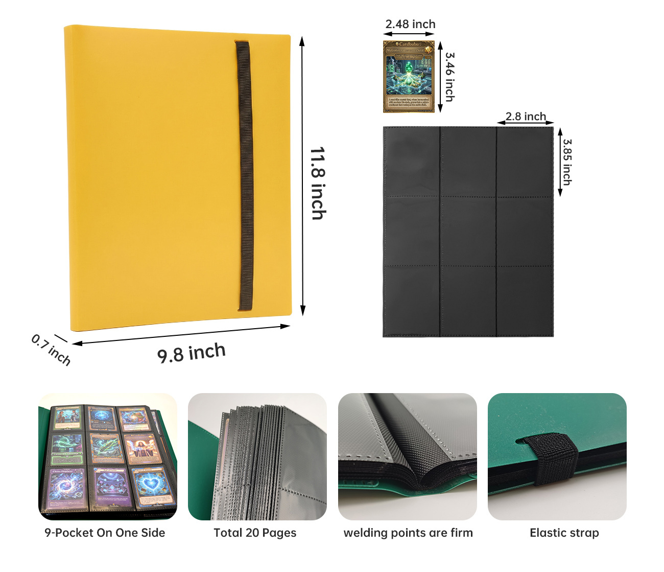 Custom Card Binder Manufacturer for Wholesale Game Card Storage Solutions OEM