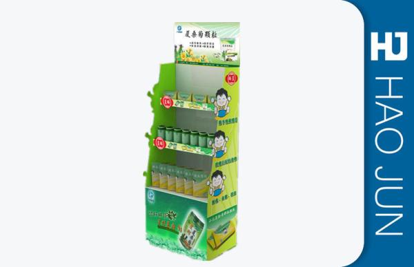 Luxury Beautiful Cardboard Display Stands For Medicine , Glossy Lamination
