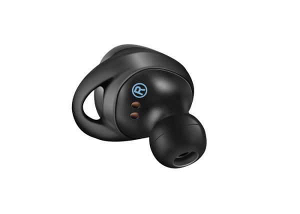 Black Color True Wireless Stereo Earbuds 10M Transmission Bluetooth Version5 . 0