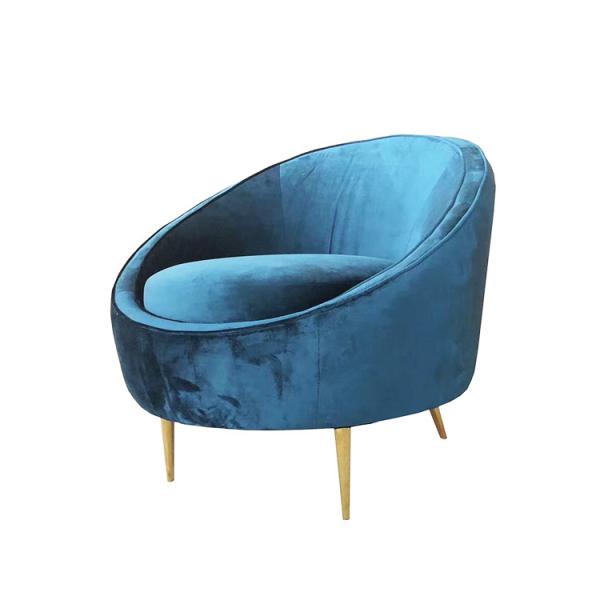Modern design  velvet fabric event furniture,1-seater sofa for home,living room sofa,velvet event sofa for wedding