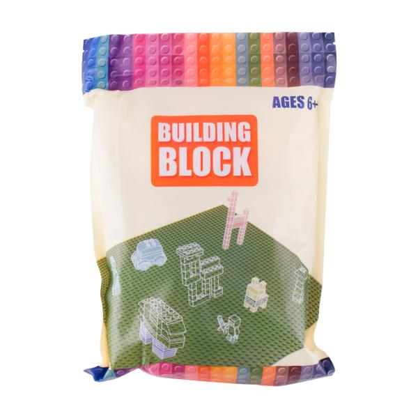 ABS colorful city model princess house dream girls pink castle building blocks
