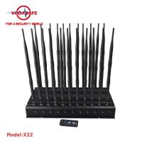 Brouillage par balayage stationnaire de brouilleur de signal de téléphone portable de 22 bandes pour GSM 3G 4G 5G