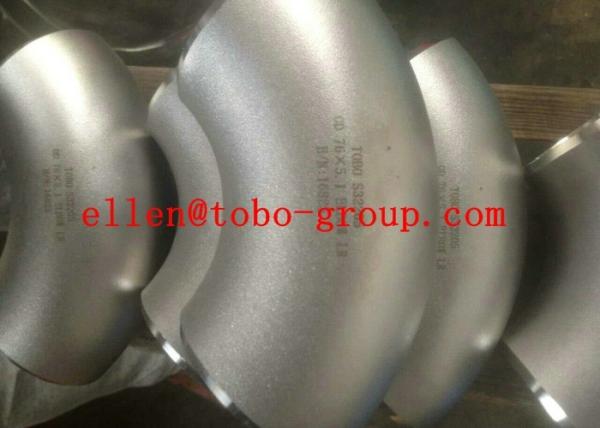 ASTM A815 UNS31803 GR2205 Duplex Stainless Steel Welded Elbow 90deg LR DN600 SCH40S