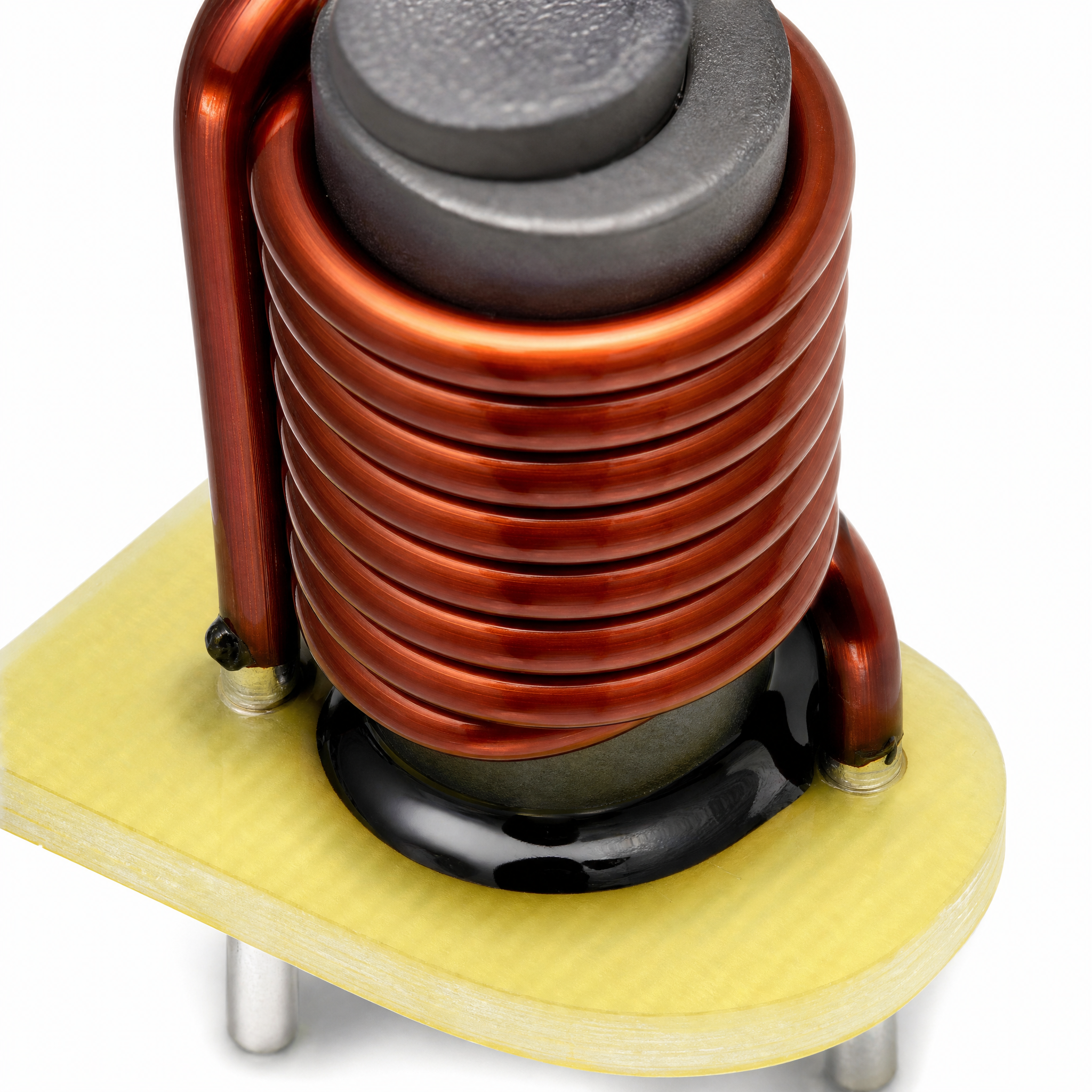 High-Purity Copper Windings Magnetic Rod Inductor Choke Coil for High-Frequency Switch-Mode Power Supplies with Open Magnetic Circuit