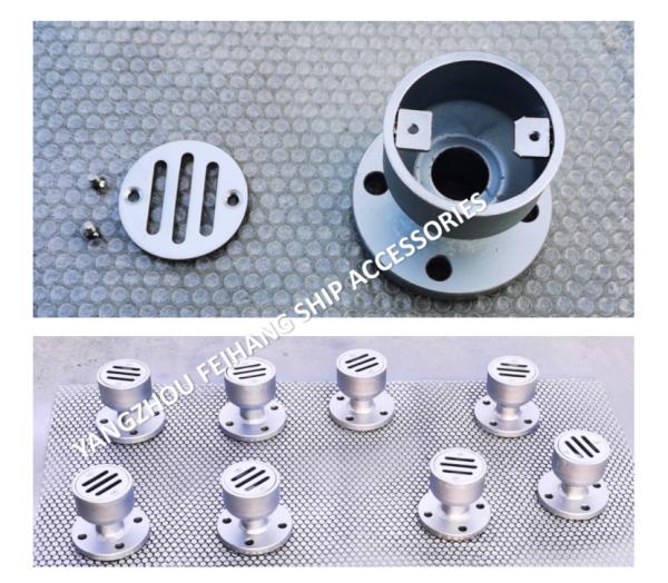 Marine Circular Flange Deck Leakage Port , Marine Circular Flange Floor Drain YB40 CB/T3885-2004