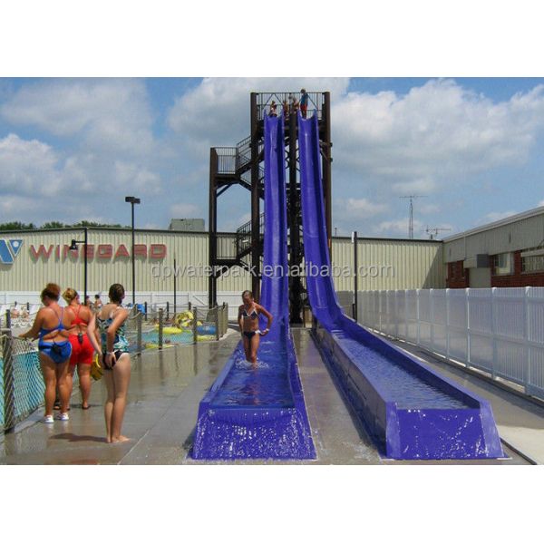 Above Ground Swimming Pool Kiddies Rides Water Park Equipment Fiberglass Water Slide Part