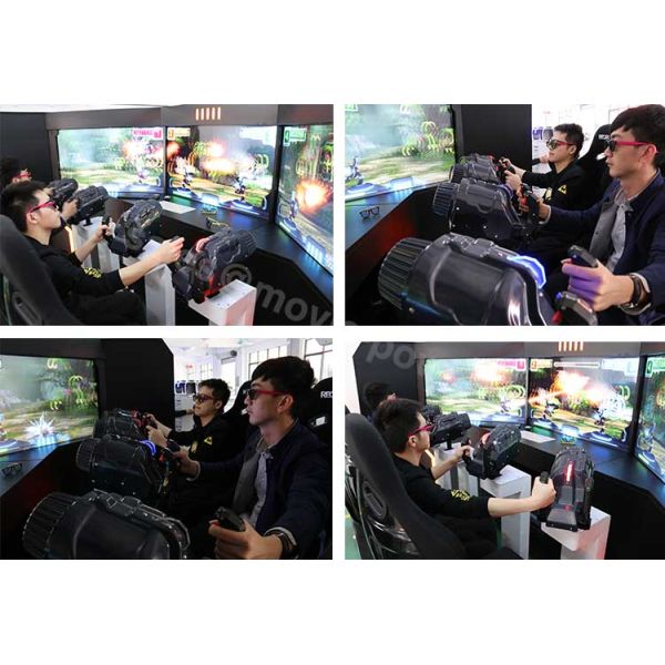 цвет черноты игрового автомата имитатора стрельбы лазера оружия аркады 5Д Тмакс видео-