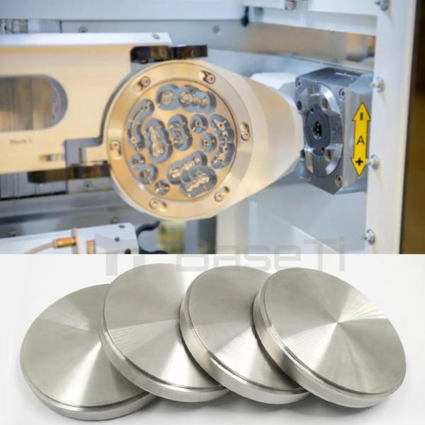 10mm To 25mm Medical Pure Titanium Disk Dental Titanium Alloy Disc Grade 2 3 5