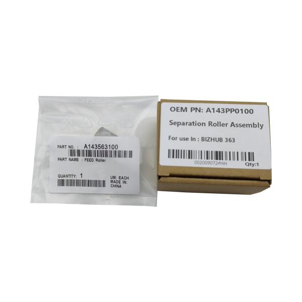Doc Feeder Separation Roller Assembly for Konica Minolta Bizhub 223 283 363 423 DF621 A143PP0100 A143-PP01-00 A143563100 A143-5631-00 Doc Feeder (ADF) Feed Roller