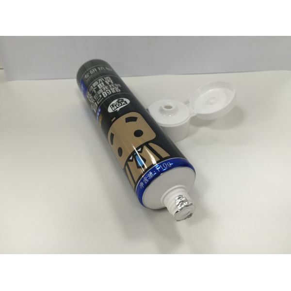 Coating Aluminum Laminate Tube With Full Printing , Aluminum Toothpaste Tube