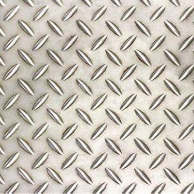 Gold Color 2507 Stainless Steel Checker Plate Sheet BA Embossed Antiskid 1500mm