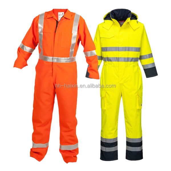Pure Cotton Flame-Resistant Workwear Uniform Thickened Coverall Water Proof Work Clothing