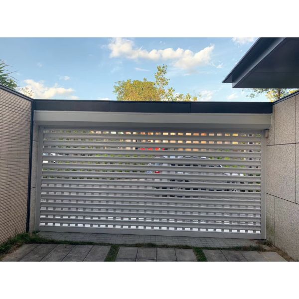 Алюминиевые электрические гаражные двери секционные роликовые гаражные жалюзи