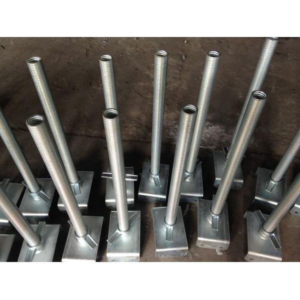 Carbon Steel U Head Jack Building Material Ringlock Scaffolding Hollow Tube