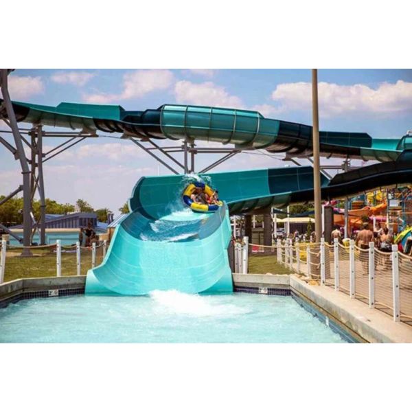 Équipement pour adultes piscine parc aquatique enfants natation équipement en fibre de verre pour le toboggan enfant extérieur