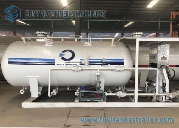 Mobile LPG Transport Tank Bower Skid Station For Refilling LPG To LPG Cylinder
