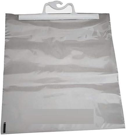 Hanging Storage Bags, 10-Pack Of 12 X 9-Inch Clear Plastic Bags For Classroom, Library, And Pharmacy Use
