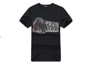 Cool Printed Mens T-shirt Designs Orange  / Female Crew Neck Tee Shirts
