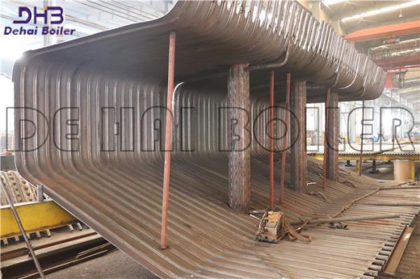 Water Wall Panel Plenum Chamber With Slag Pipe GB Manufacture Standard