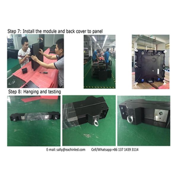 Die Casting Aluminum 3.91mm Rental Led Video Wall Full Color Led Display Screen