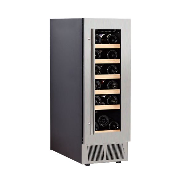 Insulated Wine Cellar Fridge With Seamless Stainless Steel Door