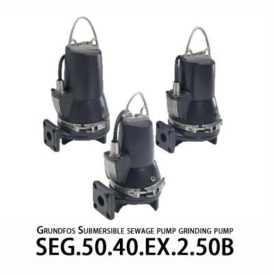 Pompes de broyage Grundfos SEG Pompes centrifuges à un seul étage non auto-primables pour le traitement des eaux usées