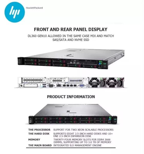 Powerful Intel Xeon Scalable Processors Platinum 8280 28-Core CPU for Server 1U DL360G10