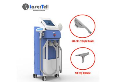 1064nm Long Pulse SHR Hair Removal Machine Q Switch Nd Yag Laser For Tattoo Removal