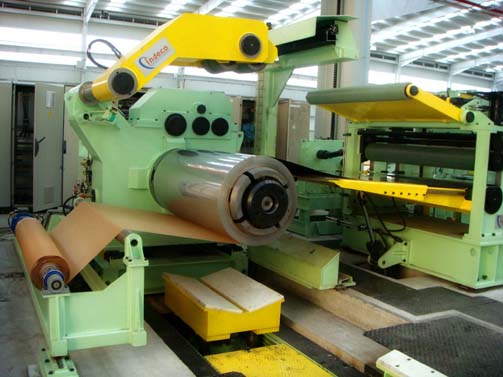 0 - 40 M / Min Steel Slitting Machine 12 Ton Coil Weight 480 - 520mm Coil I.D