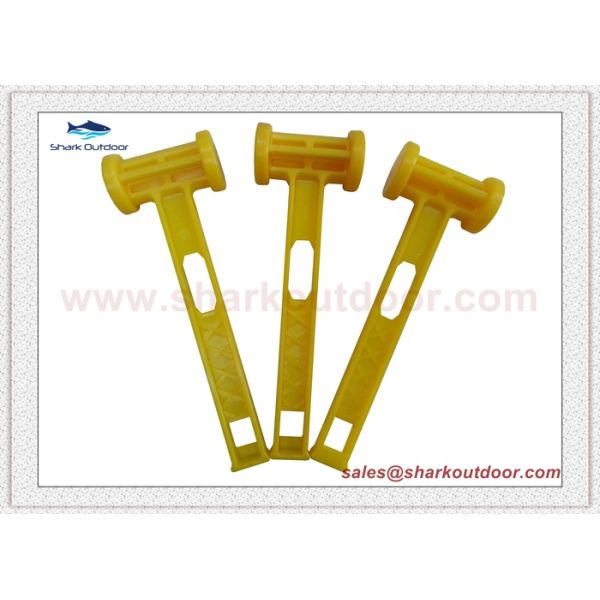 High quality PP or ABS plastic tent peg hammer mallet for outdoor camping