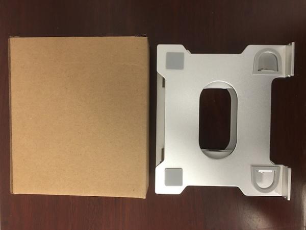 Anodizing 3.0mm Laptop Cooling Stand Silver Aluminum Foldable Tablet Holder