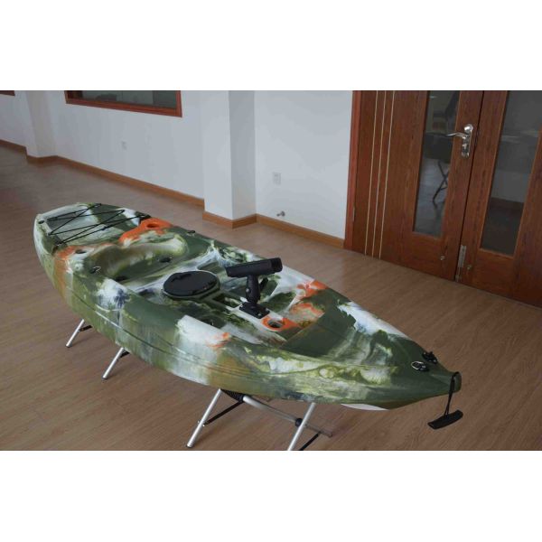 El diseño innovador embroma el tenedor de Rod ajustable pintado Camo militar del barco del niño del kajak plástico