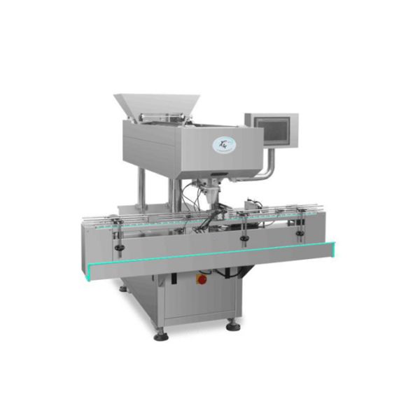 Automated Capsule Tablet Bottle Filling Machine In Integrated Pharmaceutical Production Line