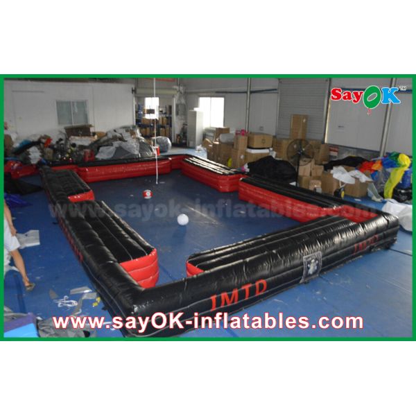 Футбольное поле раздувного Snook ноги игр спорт Snookball черноты игры боулинга раздувного раздувное