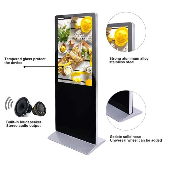 Commercial 43 Inch LCD Digital Signage With Ultra High Fidelity Sound