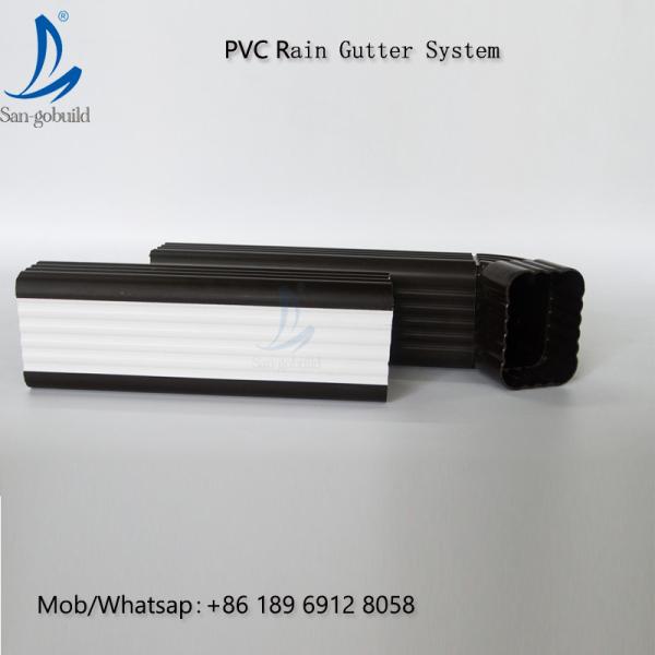 High Quality 5.2inch PVC Rain Gutter Malaysia/Philippines/Kenya