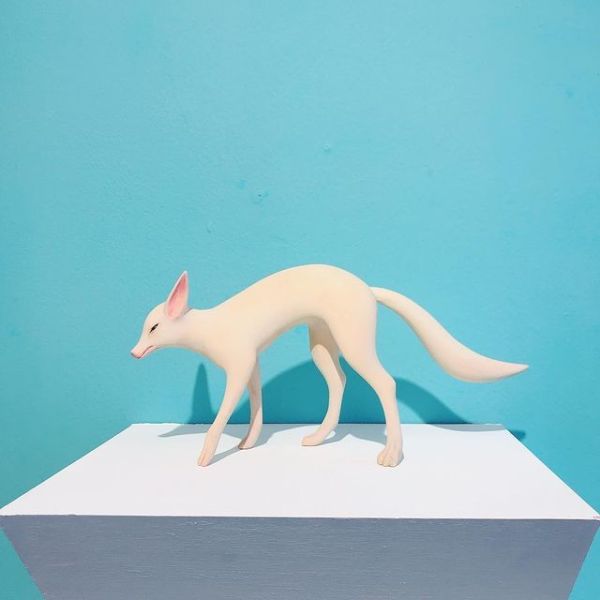 OEM Large Wooden Carved Animals Sculpture Exhibition No Damage