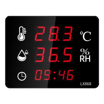 Electronic Temperature and Humidity Meter Household Indoor Industrial High-precision Display Wall Mounted Outdoor Thermometer