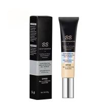 Crème solaire BB Crème hydratante à longue durée Protecteur de la peau blanche Fondation de maquillage liquide