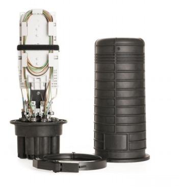 Dawnergy DA-FOSC-DM144-AP-96-5 Dome Fiber Optic Splice Closure 144f Capacity 5 Ports IP68 Protection
