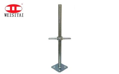 Andaime contínuo de aço pintado Jack Base For Safety de Q235 30mm