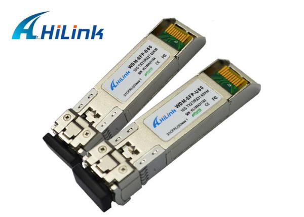 60km SFP+ Bidirectional Fiber Optic Transceiver Module CE RoHS Certification